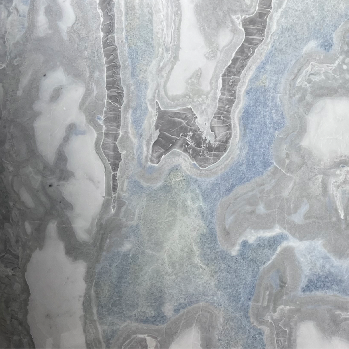 Oyster Azul Marble Polished Slab