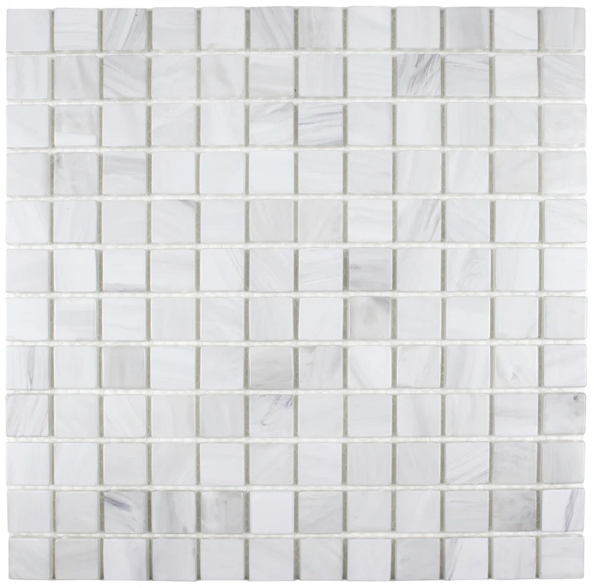 1”x1” Nuance Straight Set Glass Mosaic