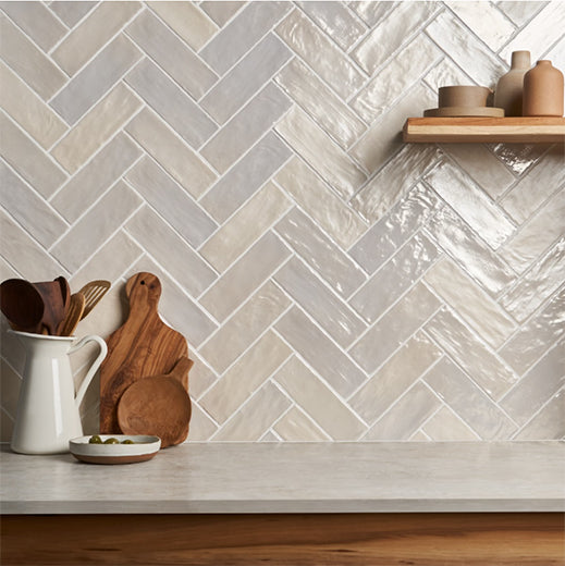 Riad White Subway Tile 2.5x8 | Imperial Tile