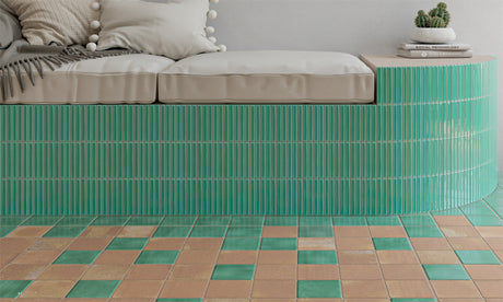 fern Sweet Bars Ceramic Matte Tile 5x10