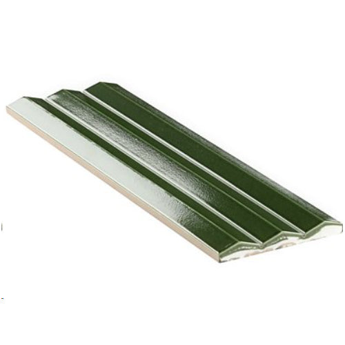 Accordion Fluted Polished Porcelain Tile 5x16 3D