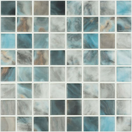 air force wall Nature Matte Squares Glass Mosaic tile