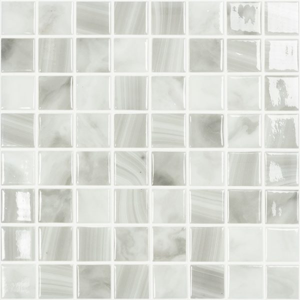 pearl river tile Nature Bright Squares Glass Mosaic