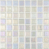 steel Shell Squares Glass Mosaic tile