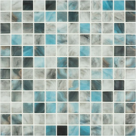 air force Nature Matte Squares Glass Mosaic tile