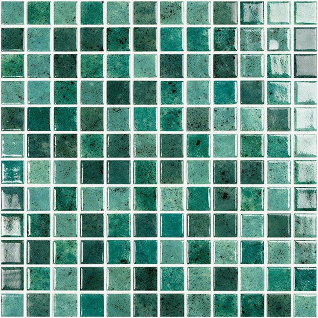 bali green Nature Bright Squares Glass Mosaic