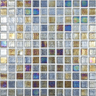 deep Shell Squares Glass Mosaic tile