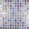 sapphire Shell Squares Glass Mosaic tile