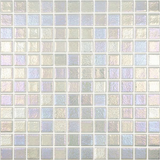 steel Shell Squares Glass Mosaic tile