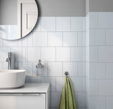 Ice 4x10 ceramic tile bathroom