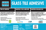 Glass Tile Adhesive - 25 lb. Bag