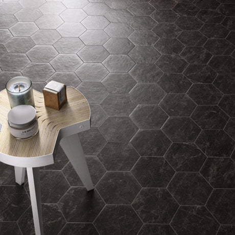 Bistrot 8x7 Hexagon porcelain wall and floor tile floor tiles
