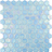 aire shell 1.4"x1.4" Shell Hexagon Glass Mosaic tile