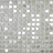 1"x1" Aura Squares Glass Mosaic white tile