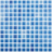 1"x1" Fog Niebla Squares Glass Mosaic azul tile
