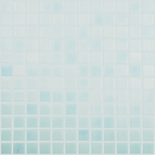 1"x1" Niebla Squares Glass Mosaic azul niza tile