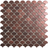 1.4"x1.1" Magic Droplet Glass Mosaic bronze soul tile