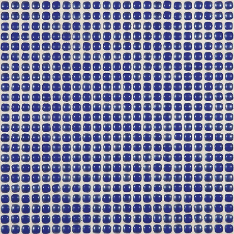 cobalto 0.5"x0.5" Pearl Dots Glass Mosaic tile