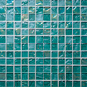 cool tropics 1”x1” Straight Set Lava Glass Mosaic