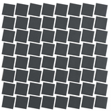 dark grey 1.5"x1.5" Lume Squares Glass Mosaic tile