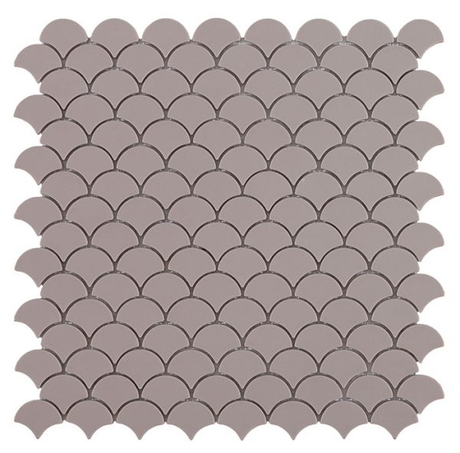 frappe 1.4"x1.1" Nordic Droplet Glass Mosaic tile