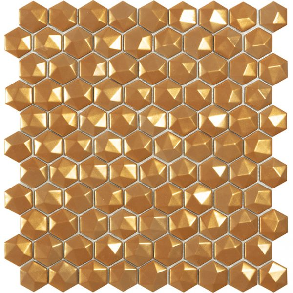 1.4"x1.4" Magic Hexagon Glass Mosaic