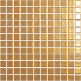 1"x1" Magic Squares Glass Mosaic gold magic tile
