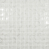 1"x1" Marble Carrara Bright Squares Glass Mosaic