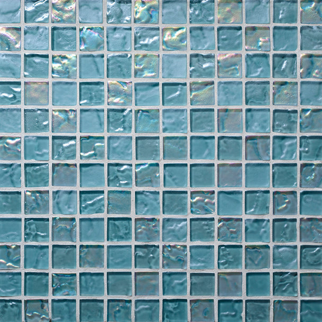 1”x1” Straight Set Lava Glass Mosaic