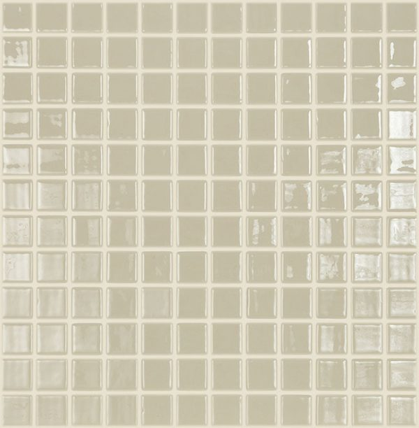 1"x1" Solid Squares Glass Mosaic hueso tile
