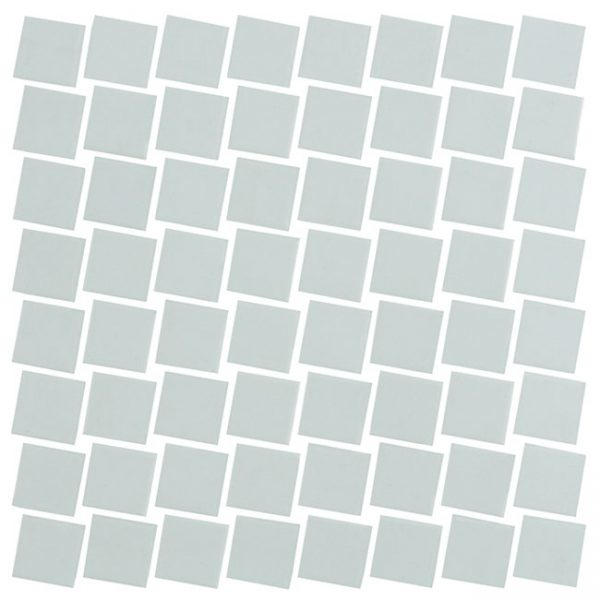 light blue 1.5"x1.5" Lume Squares Glass Mosaic tile
