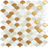 1.4"x1.1" Magic Droplet Glass Mosaic gold soul blend magic tile