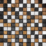 1"x1" Arts Squares Glass Mosaic mix tile