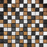 1"x1" Arts Squares Glass Mosaic mix tile