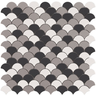 frappe 1.4"x1.4" Soul Matte Droplet Glass Mosaic tile