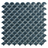 1.4"x1.1" Dimension Droplet Glass Mosaic navy tile