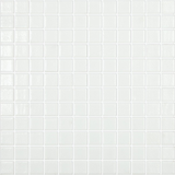 1"x1" Niebla Squares Glass Mosaic blance tile