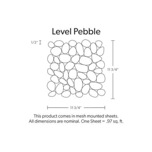 Level Honed Pebble Tile
