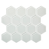 pure silk Hexagon Gloss Glass Mosaic
