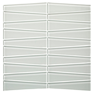 Waveline Gloss Feature Glass Mosaic