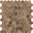 royal light 1.4"x1.4" Wood Hexagon Glass Mosaic tile