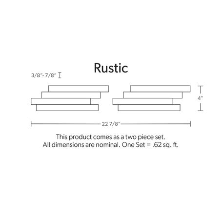 Rustic Split Face Dimensional Wall Tile