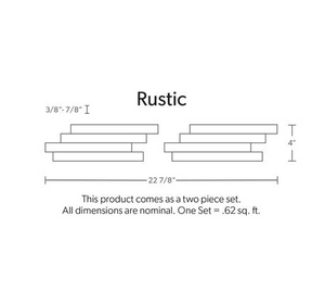 Rustic Split Face Dimensional Wall Tile