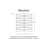 Waveline Gloss Feature Glass Mosaic