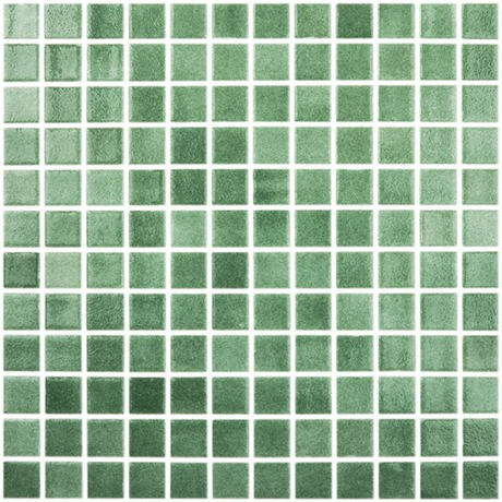 1"x1" Fog Niebla Squares Glass Mosaic verde tile
